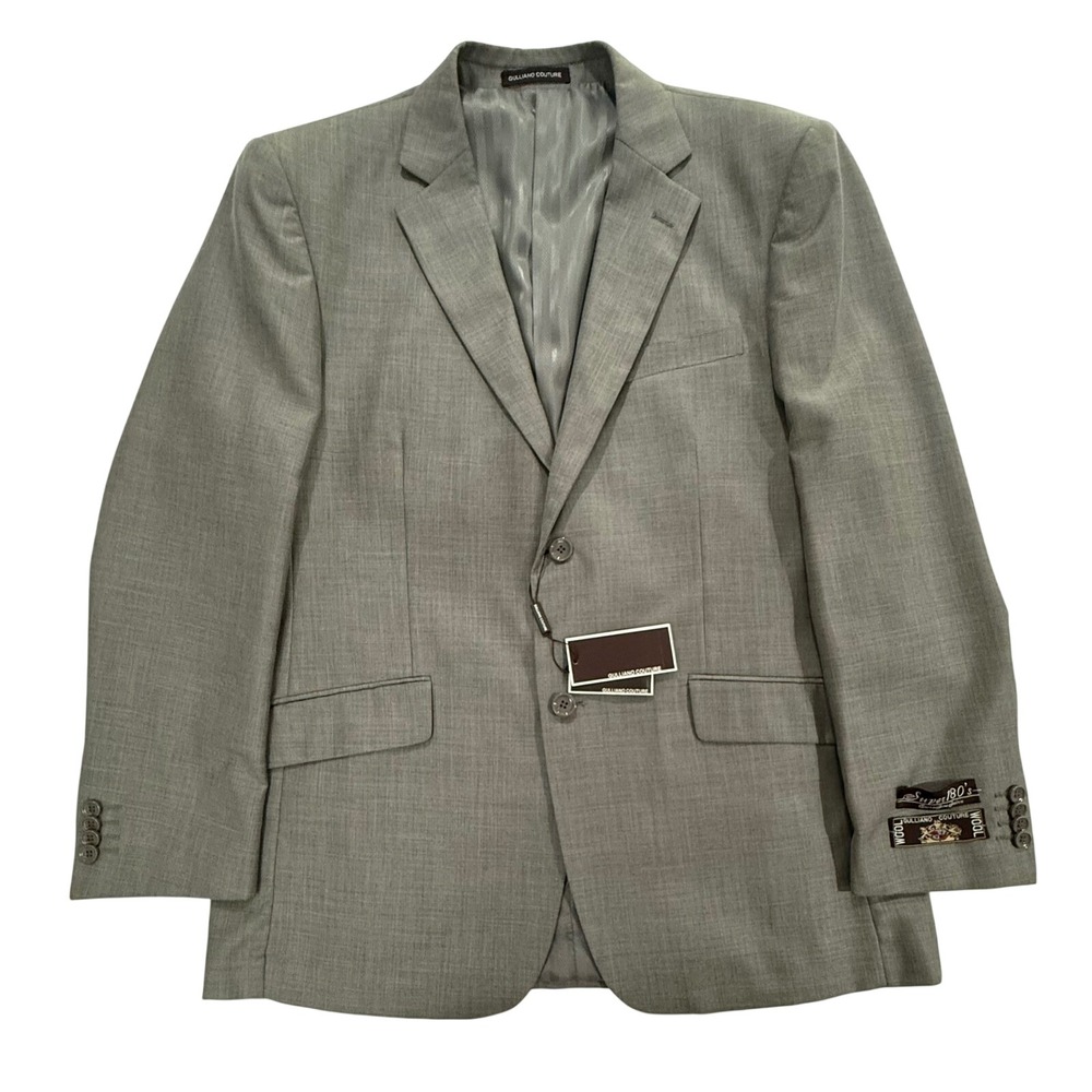 Gulliano Couture Classic Fit Wool Super 180s Blazer Jacket Mens 42R New M64
